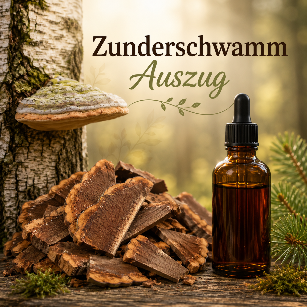 Zunderschwamm Auszug Beinwell Tinktur
